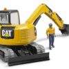 Miniexcavator Caterpillar cu mecanic - imagine 2