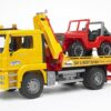 Camion service MAN TGA cu mașină de teren - imagine 3