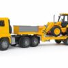 Trailer MAN TGA cu buldoexcavator JCB