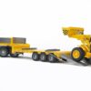 Trailer MAN TGA cu buldoexcavator JCB - imagine 4